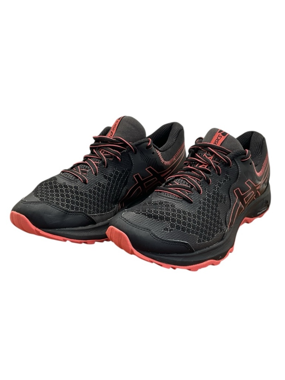 Asics Gel Sonoma 4 Black and coral Women's Hiking Shoes‎ Size 7 M